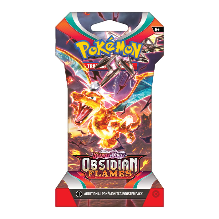 Obsidian Flames Sleeved Booster — Obsidian Flames BOOSTER-PACK